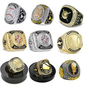 Neon Green Baseball and Softball Championship <strong>Finalist</strong> Rings Award Little League Baseball Ring for Tournament Champion
