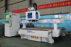 Máquina de cabezal de proceso múltiple 1325 CNC Router con máquina cortadora de cuchillo vibratorio adecuada para carpintería contrachapado MDF y más - Product Image 4