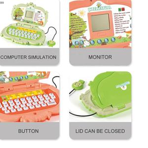 Kinder Bildungs computer Laptop Spielzeug 20 Funktionen Musik Licht Kunststoff Intelligente Lernmaschinen für Babys Englisch Studie - Product Image 4