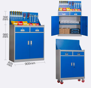 Werkstattwagen aus Metall für Hardware, Autoreparatur, Verstärkter Werkzeugkasten, Fabrik-Doppeltür-Schubladenschrank - Product Image 5