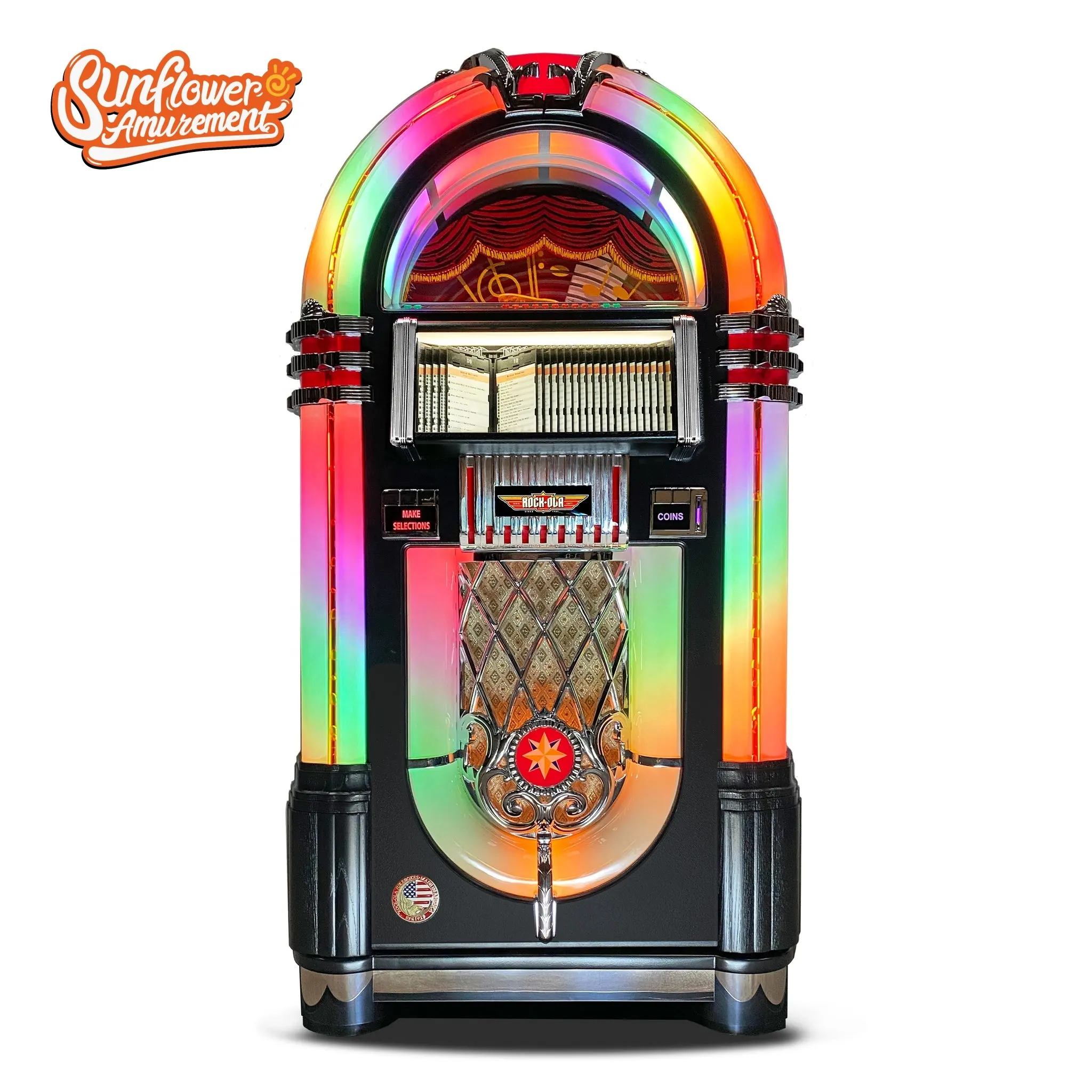 Máy Bán Nhạc Jukebox CD Máy Thu Lời Cao Quầy Bar Bán Máy Chơi Nhạc Cổ Điển Juke Box Kỹ Thuật Số Máy Chơi Nhạc Cổ Điển Jukebox Cổ Điển