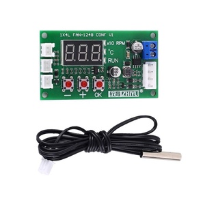 DC12-48VPWMドライバーモジュール12V24V48Vデジタルディスプレイ4線式PWMPCCPUファン温度コントローラースピードガバナーモジュール5A - Product Image 1