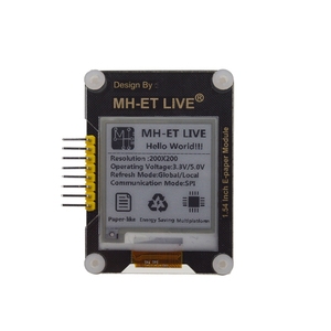 Modulo Epaper da 1.54 pollici E-paper E-Ink EInk Display schermo SPI supporto globale/parte per Arduino - Product Image 3