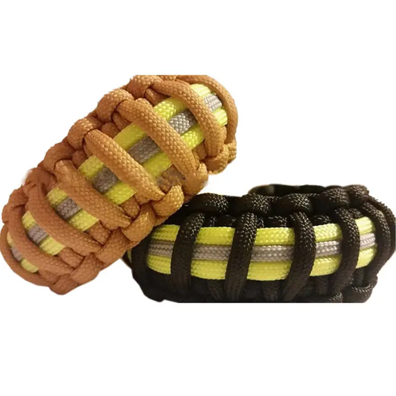 Pompiere Bunker Gear sopravvivenza braccialetto di paracord in vendita