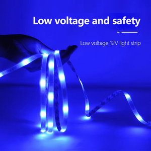 OEM ODMファクトリー28355050フレキシブル<span class=keywords><strong>LED</strong></span>ライトストリップパーティーホリデー照明リモート色変更マルチRGBLEDストリップライトキット