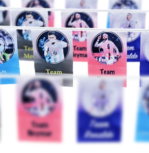 Groothandel Custom Logo Printing Club Voetbal Plafonddecoratie Stof Wimpel String Vorm Gors Pvc Stof Vlag Voor Evenement - Product Image 6