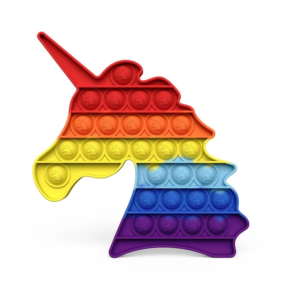 jouet licorne arc-en-ciel