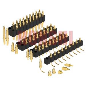 Hassas işlenmiş H3.5mm POGO Pin delikli tip yaylı şarj kontakları pirinç malzeme 12V anma gerilimi 2A PCB - Product Image 4