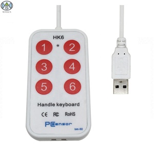 HK 6 USB Dedicated Shortcut <strong>Keys</strong> USB Handle <strong>Keyboard</strong> With 6 <strong>keys</strong> switch Shortcut <strong>Keyboard</strong> for engineering PADS Photoshop - Product Image 1