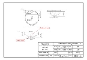 Modern Oval banyo lavabosu Tops Vanity lavabo dolabı 20 inç 24 inç <span class=keywords><strong>30</strong></span> inç 36 inç seramik damla içinde lavabo lavabo