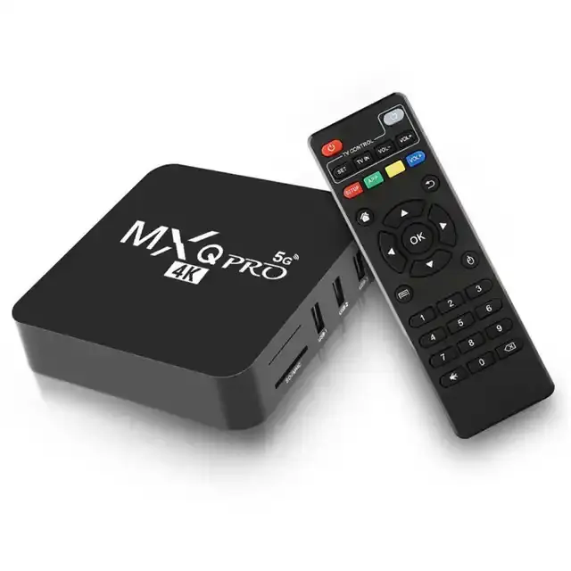 Hot sale Quad Core M X Q Pro 2.4G 5G wifi TV Box 4K Android Smart tv Box Dual band wifi Setup Box
