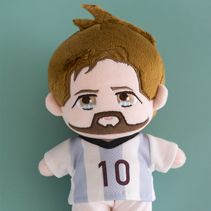 Tùy chỉnh Messi phim hoạt hình Thần Tượng búp bê sang trọng thêu Đồ chơi nhồi bông cho Câu Lạc Bộ Bóng Đá quà lưu niệm và linh vật - Product Image 3