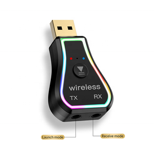便携式蓝牙发射器接收器v5.0 2合1 usb蓝牙5.0适配器 - Product Image 2