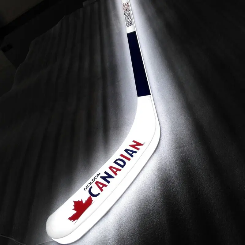 Illuminano i segni del bastone da Hockey NHL hanno portato la luce al Neon con Logo della squadra di Hockey NFL