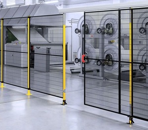 Magazzino isolamento netto quadrato-foro in metallo saldato rete divisoria recinzione tagliata e piega recinzione divisoria officina - Product Image 4