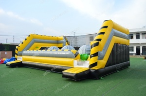 Interactive Game Inflatable Obstacle Course <strong>Leaps</strong> and <strong>Bounds</strong> Obstacle WipeOut Ball - Product Image 3