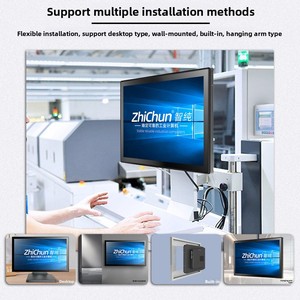 XPlinuxシステム内蔵フロントスイッチUSBタッチスクリーンモニター超薄型ワイドスクリーン商用レジ端末 - Product Image 4