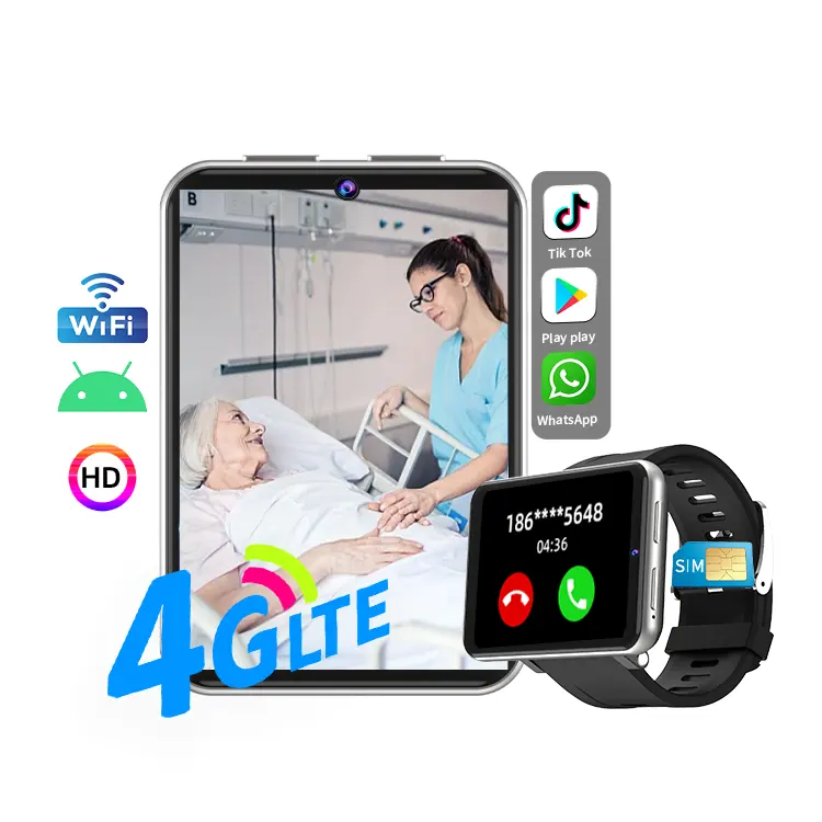 4g SmartWatch 4 wifi Sim Card DM100 progetto SDK OEM luce di personalizzazione smart watch per gli uomini gps con fotocamera oled telefono android