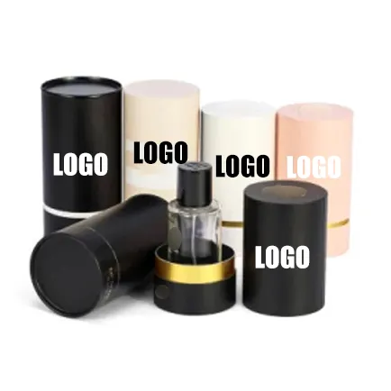 Hot Sale Empty Gift Paper Jar Recyclable 30ml 50ml 100ml Reed Diffuser Empty Perfume Bottle Paper Tube With Box Packaging