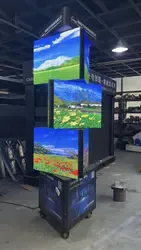 新しいデザイン回転LEDディスプレイ機械的運動と変形LEDスクリーンツイストモーションディスプレイ、個別のLEDウォールスクリーン - Product Image 6