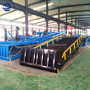 Máquina de nivelación de Muelle 6 T 10 T, plataforma de descarga de carga hidráulica fija con CE