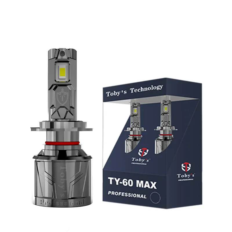 Tobys TY60max led h4 ไฟหน้าหลอดไฟ h7 h11h h1 9005 ไฟหน้ารถ led สว่างเป็นพิเศษ