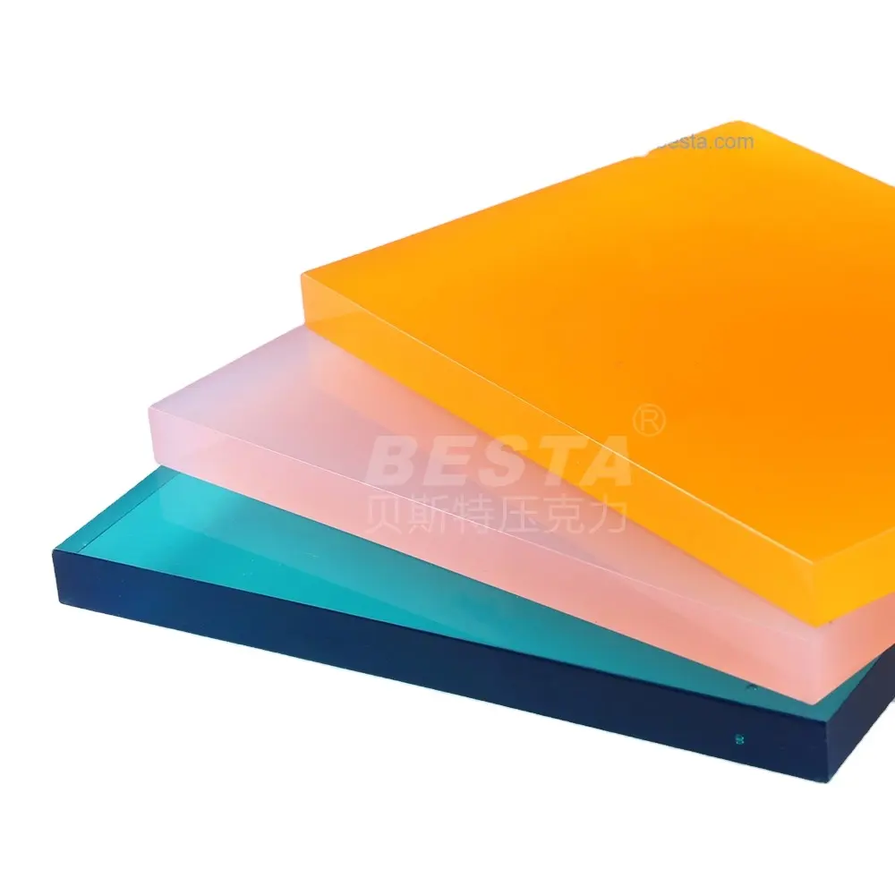 Lastra diffusore di luce forme acriliche polistirolo 10mm lastra acrilica flessibile colorata lastra PMMA Plexiglass prezzo economico