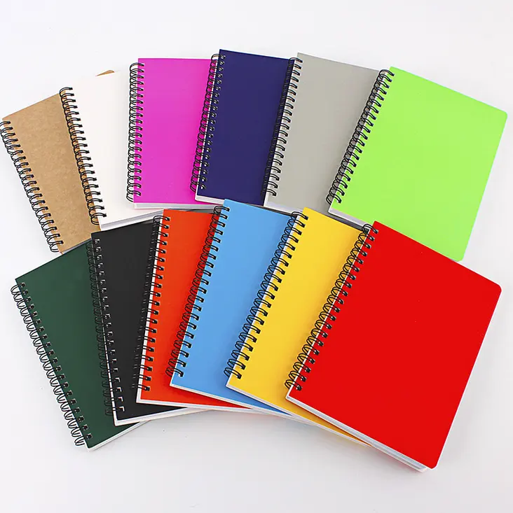 Notebook A5 60 lembar berbagai warna Kawaii buku komposisi perlengkapan sekolah grosir Notebook latihan Cuaderno kustom
