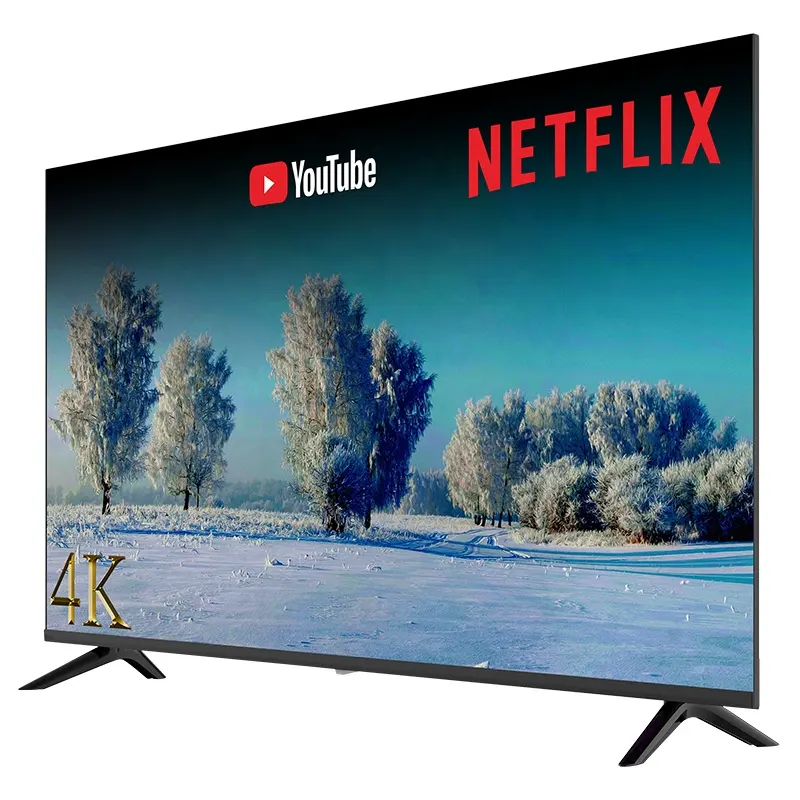 OEM Fornecedor de TV Inteligente oled inteligente 8k Tela de tv Televisão Sem Fronteiras 4k 17 19 32 40 43 55 65 80 polegadas led smart tv