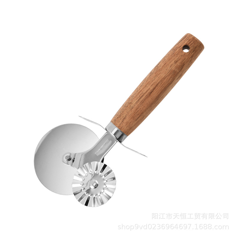 Cuchillo de pizza de doble cabeza