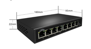 Nhà Máy Giá gxcom 24V VLAN QoS IGMP 16Gbps Công suất 8 cổng Gigabit quản lý Thụ động PoE mạng chuyển đổi với WEB quản lý - Product Image 4