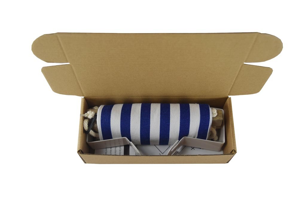 8#blue and white striped foot hammock