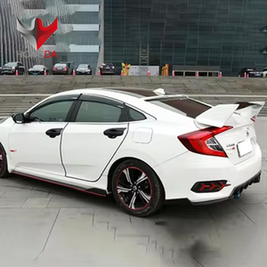 สปอยเลอร์บูตท้ายรถสำหรับ2016-2018วัสดุ Honda Civic Type-R ABS - Product Image 6