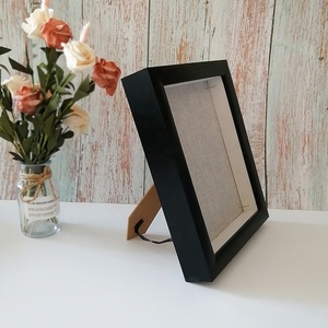 <strong>12x15</strong> Shadow Box <strong>Frame</strong> with Linen Background and 8 Stick Pins Deep Display Box for Art - Product Image 3