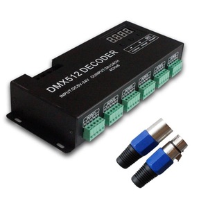 Factory Direct 24 Channel RGBW Decoder <strong>PWM</strong> Type <strong>LED</strong> &amp; <strong>DMX</strong> <strong>Controller</strong> with 4 Output Channels 12V RGBW Lighting Solution