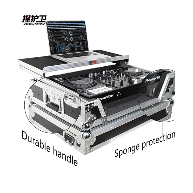 Caixa de controle de rack de DJ com misturador de caixa de voo para equipamentos de DJ de fábrica personalizada