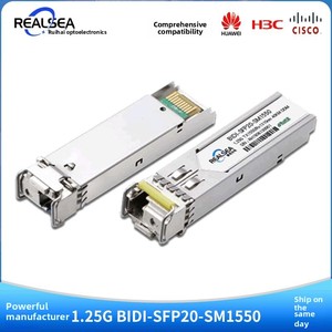 Modulo ottico 1.25G Bidi Sfp20 LC 20km per Huawei H3C CISCO Switch AI Computing HPC Data Center - Product Image 2