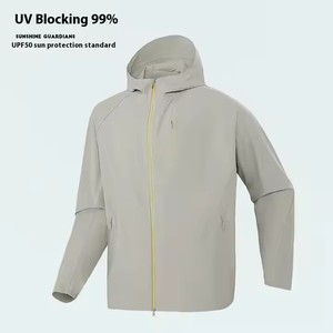 Đôi kéo đầu thoáng khí ngoài trời không thấm nước mặt trời bảo vệ quần áo của nam giới và phụ nữ của liền mạch cao su Áo khoác - Product Image 6