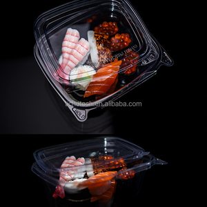 Tek kullanımlık PET temizle meyve kutuları salata kapları plastik tepsi kuru meyve ve sebze süpermarket kullanımı özel kabul. - Product Image 4