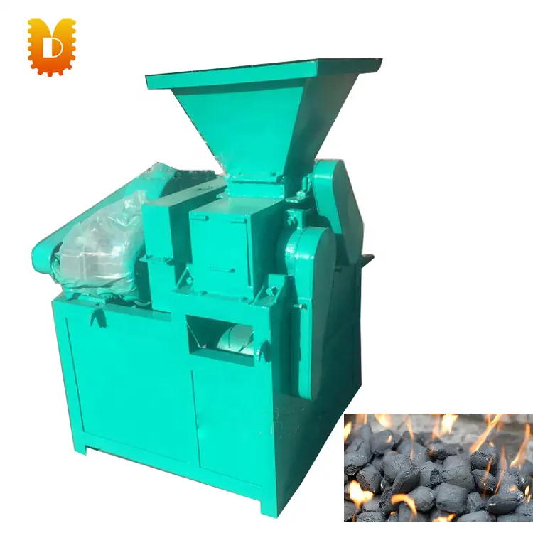 Small Scale Full Automatic Bbq Coal Block Maker Charcoal Briquettes Cube Making Machine For Germany Indonesian