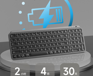 Ratón de teclado silencioso inalámbrico de 3 modos Blue Tooth + 2,4G, teclado de ratón para tableta y teléfono móvil - Product Image 3