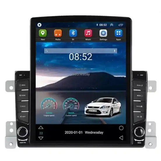 Tesla Android IPS 2.5D DSP xe stereo với GPS navigation cho Suzuki Grand Vitara 2005 2006 2007 2008-2015 2 + 32G