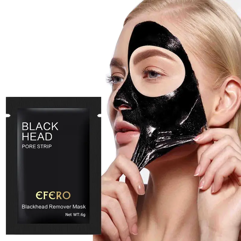 Best deep cleansing facial mud mask firming moisturizing black charcoal peel off face mask