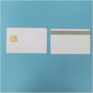 100% オリジナルj2a040ホワイトブランクカード、2トラックシルバー2750Oe Hico磁気ストライプjavaスマートカード (IDカードプログラム用) - Product Image 3
