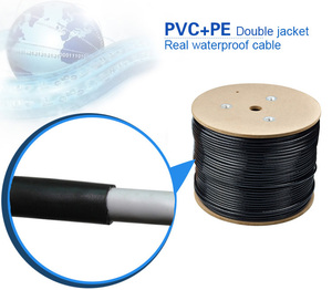 Cat5 UTP cat5e bakır 24AWG çift ceket PVC PE ceket kedi 5e açık telefon ağ cat 5 kablo