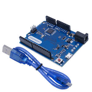 <span class=keywords><strong>Leonardo</strong></span> <span class=keywords><strong>R3</strong></span> Microcontrolador Atmega32u4 Placa de desarrollo con cable USB compatible - Product Image 1