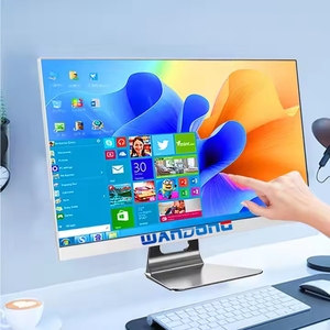 OEM 24 "Todo en uno PC Core I5 5200u 8G RAM 256G SSD 3.0MP Cámara Pantalla táctil Todo en uno Computadoras de escritorio con batería UPS - Product Image 1