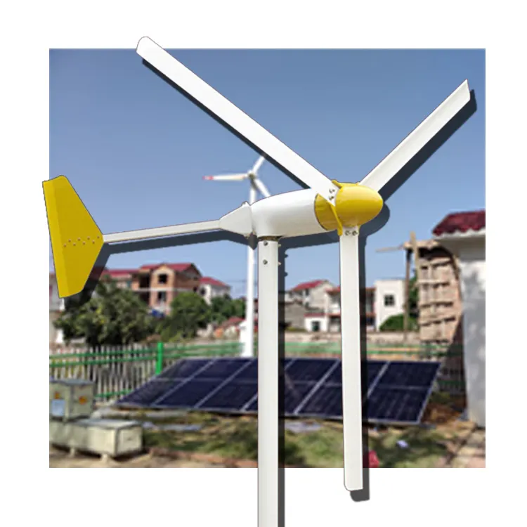 Sistema de turbina eólica para el hogar, 10 kw, 20kw, con controlador, inversor de batería, turbina de viento de 10 kw