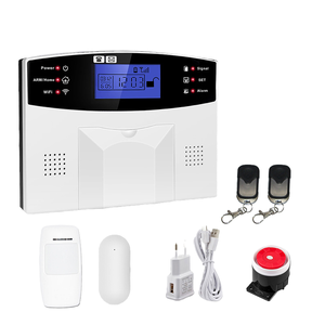 Sistema de alarma antirrobo inalámbrico y con cable WIFI 4G intercomunicador bidireccional SMS alarma de aplicación de marcación automática con 10 idiomas conmutables - Product Image 1