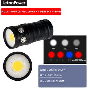 Không thấm nước Dive <span class=keywords><strong>Torch</strong></span> Scuba <span class=keywords><strong>Diving</strong></span> ánh sáng subaquatic chiếu sáng thiết bị <span class=keywords><strong>10000</strong></span> lumens 100m <span class=keywords><strong>LED</strong></span> công nghiệp có thể sạc lại pin - Product Image 3